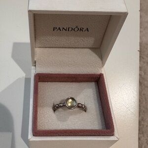 New Genuine PANDORA Rose Quartz Sweet Dreams Bubble Ring